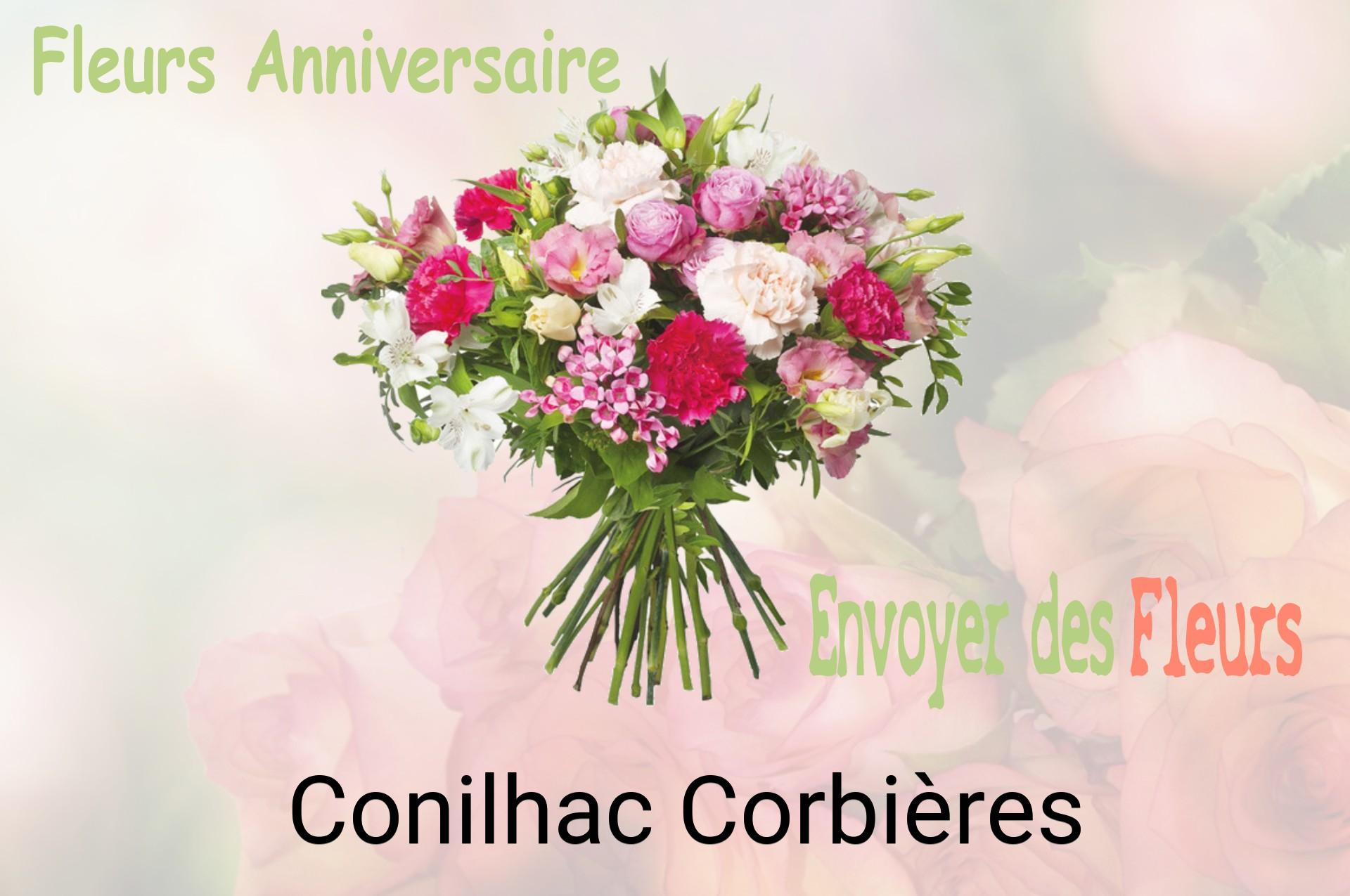 Bouquet de fleurs d’anniversaire livré à Conilhac-Corbières