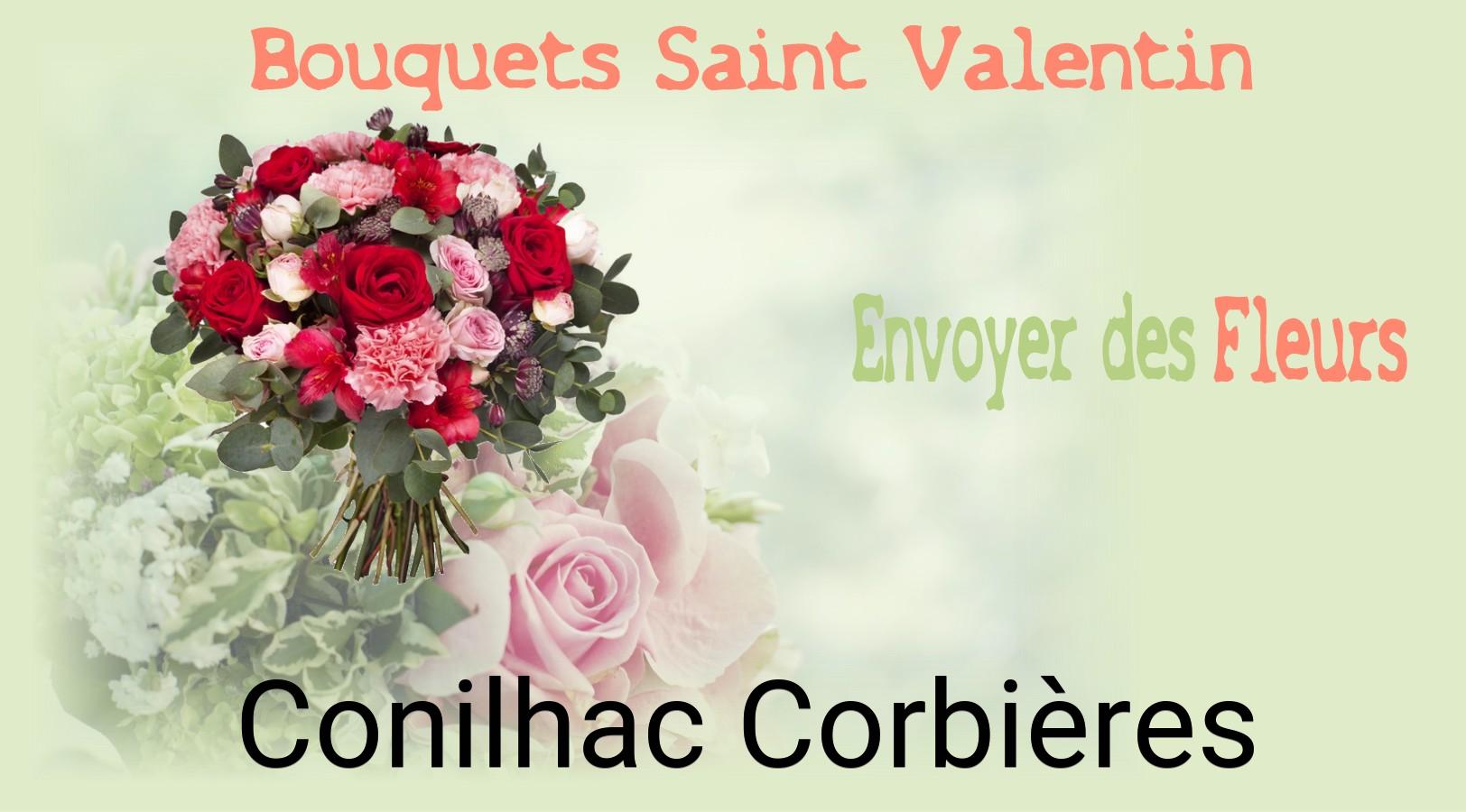 Roses de Saint-Valentin livrées à Conilhac-Corbières